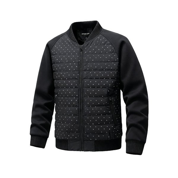 New winter men's light luxury high-end jacket, new cotton coat, popular casual top