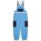 Light Blue Cargo Overalls with Reflective Stripes